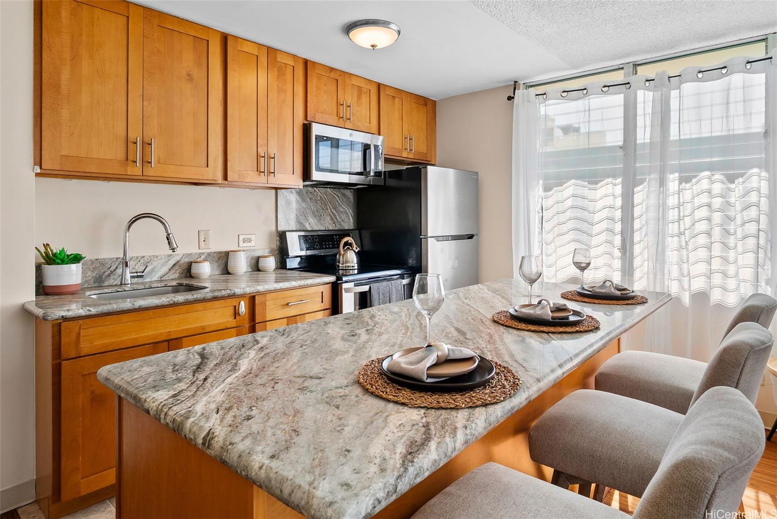 Kitchen in Fairway Villa condo