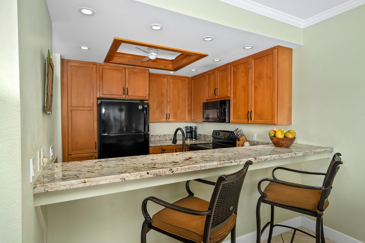 Kitchen in condo for sale in Poipu Kauai