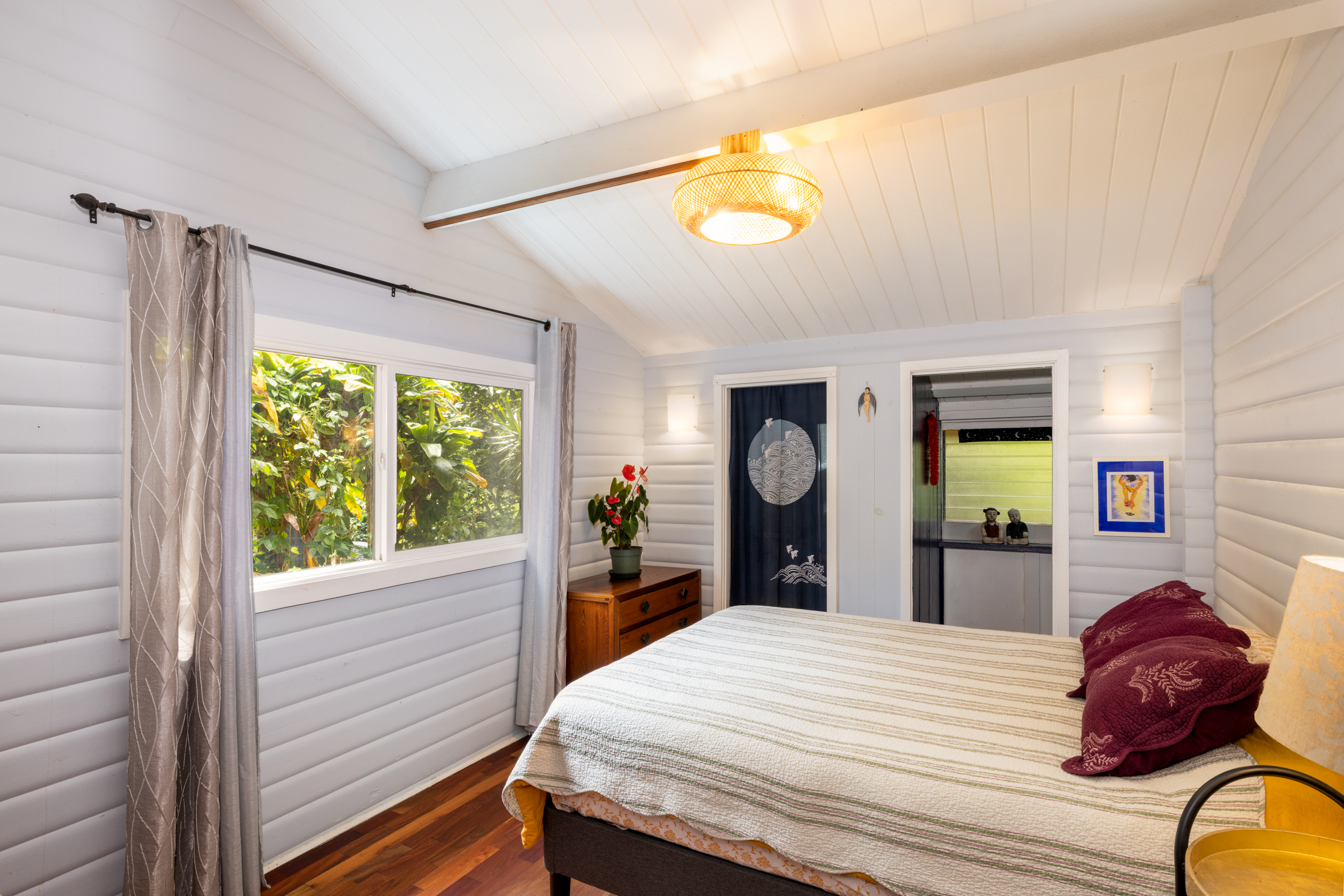 Bedroom in North Kohala Big Island house for sale