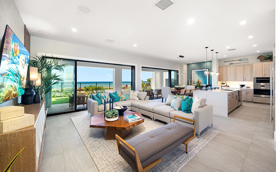 Spacious open floor plan