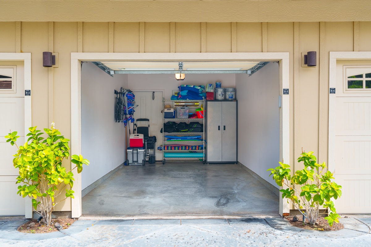 Garage at Waikoloa Beach Villas Condo for sale on Big Island