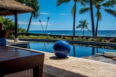 Puako 158 pool with ocean view