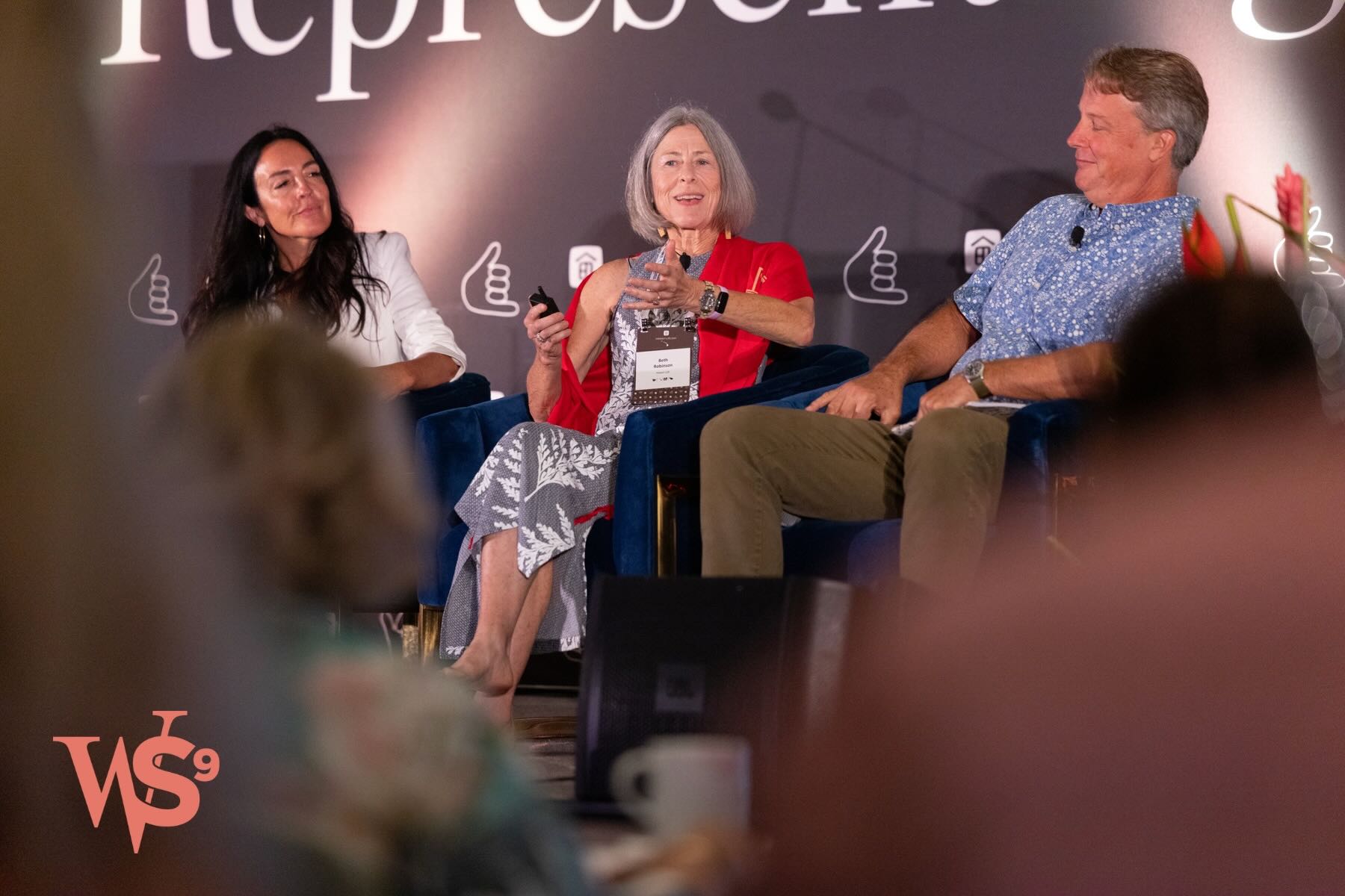 real estate agents speaking on panel at Worthshop9