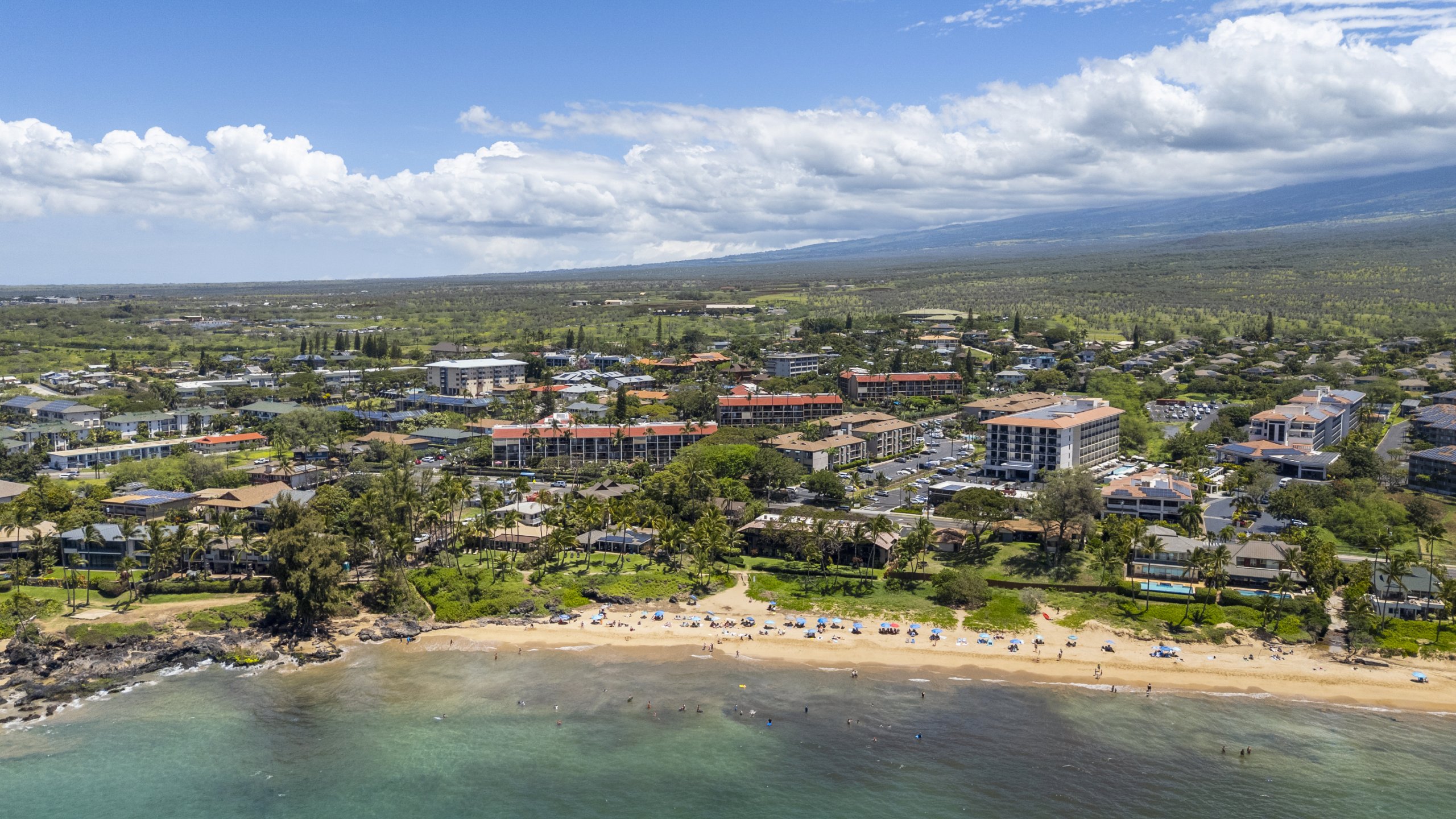south kihei maui coastline