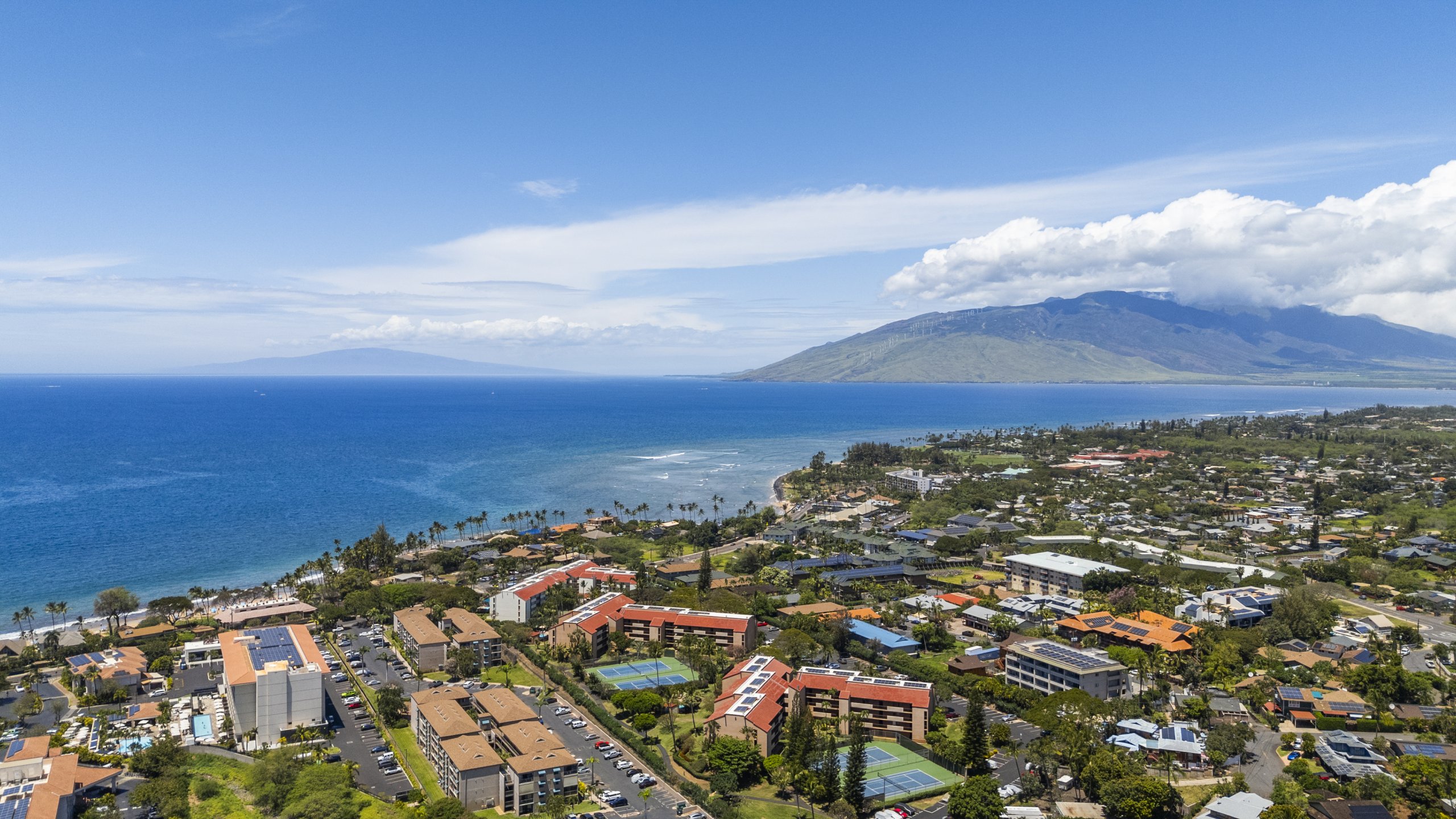 Aerial view of Kihei Maui