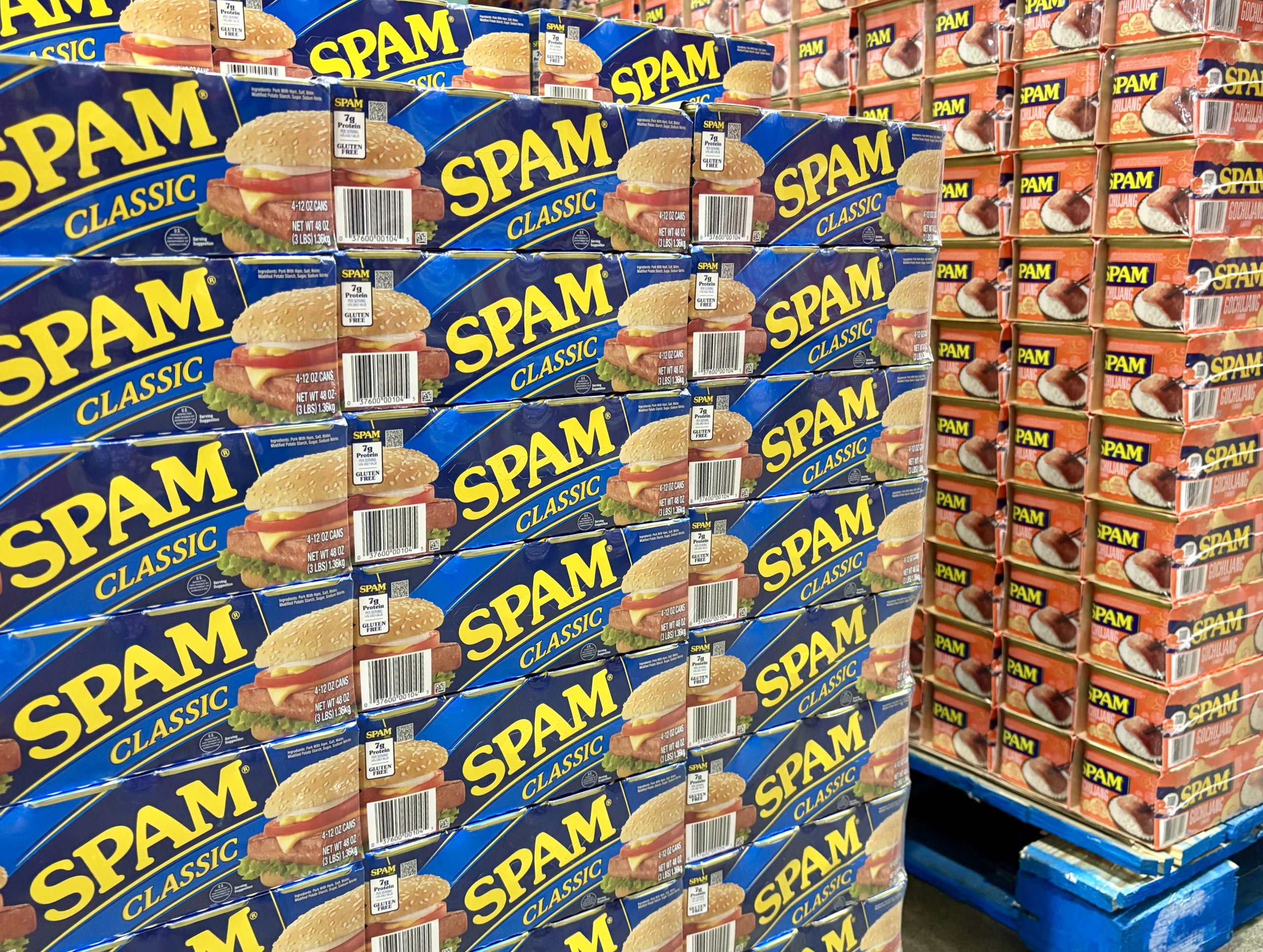 Large cases of spam