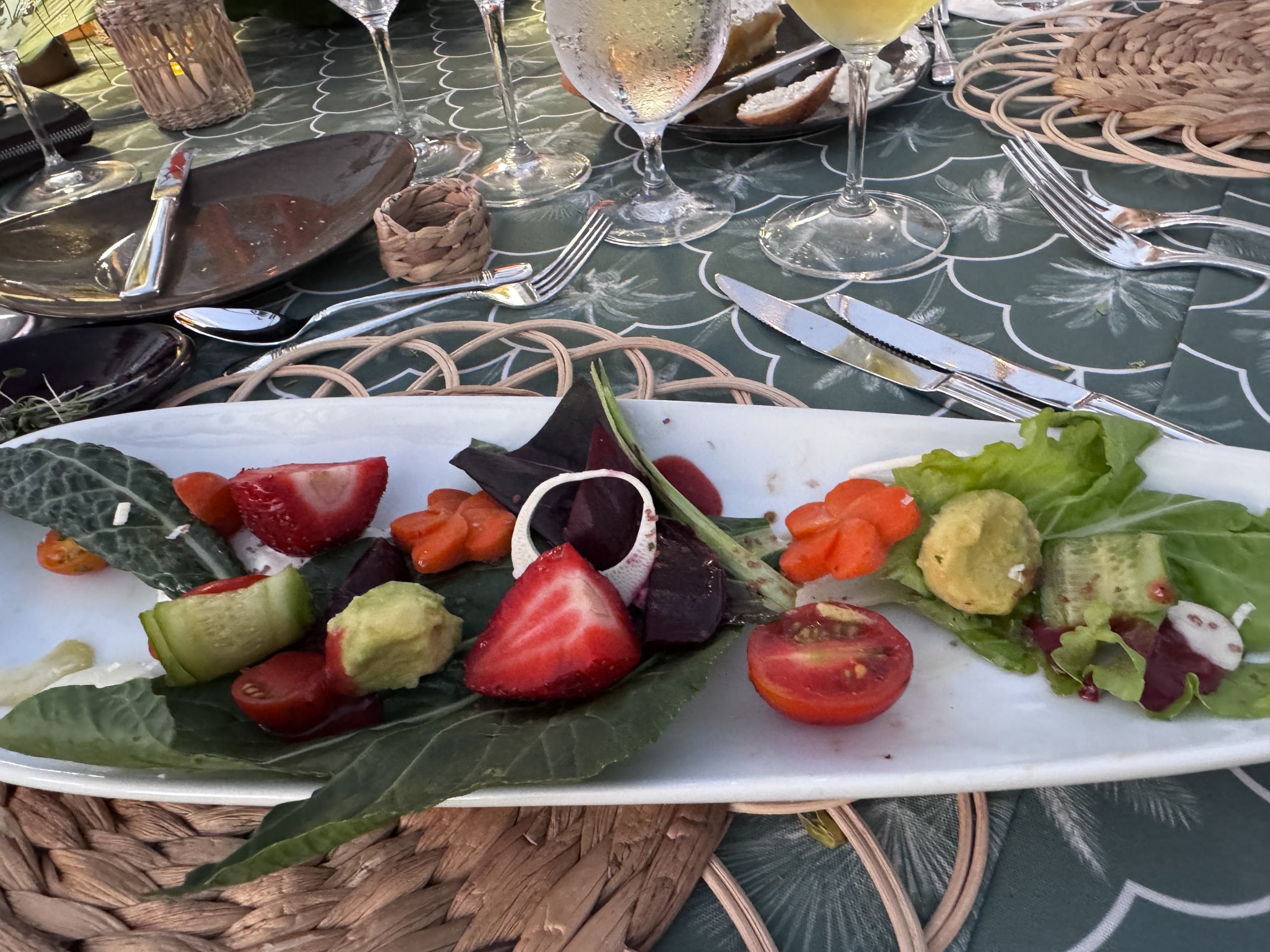 salad at Mauna Kea Hotel