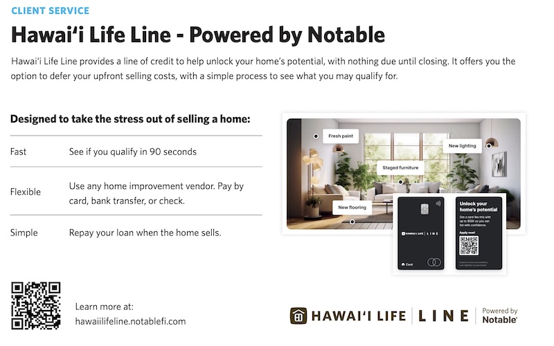 hawaii life line powered by notable