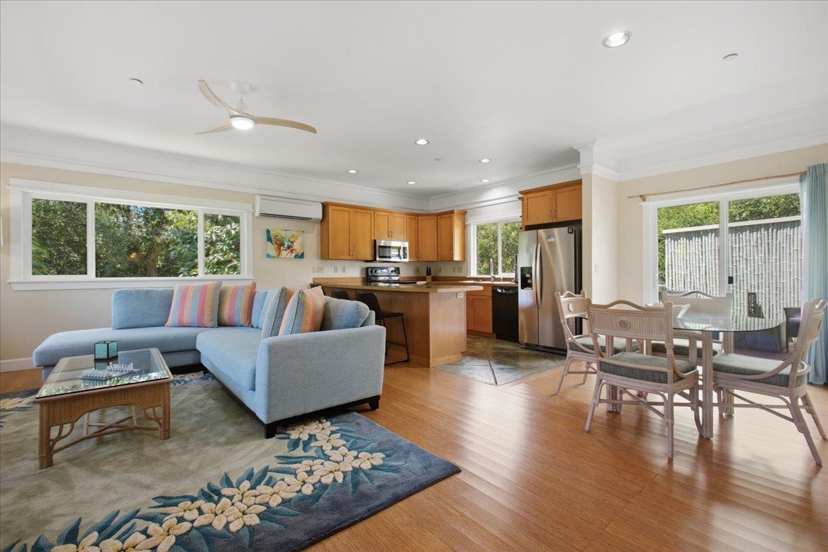 Comfortable open floor plan in waiheʻe