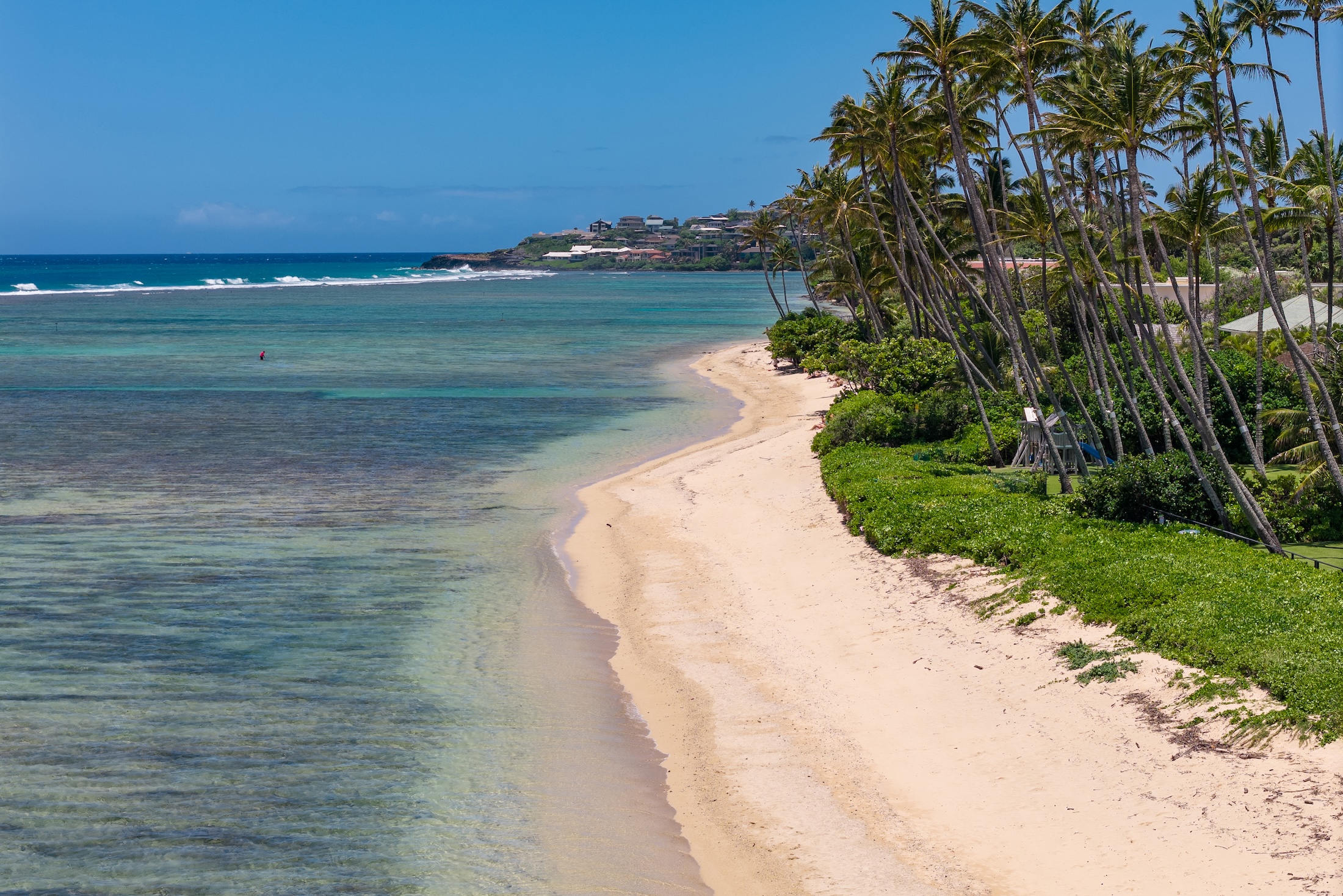 Kahala beach oahu