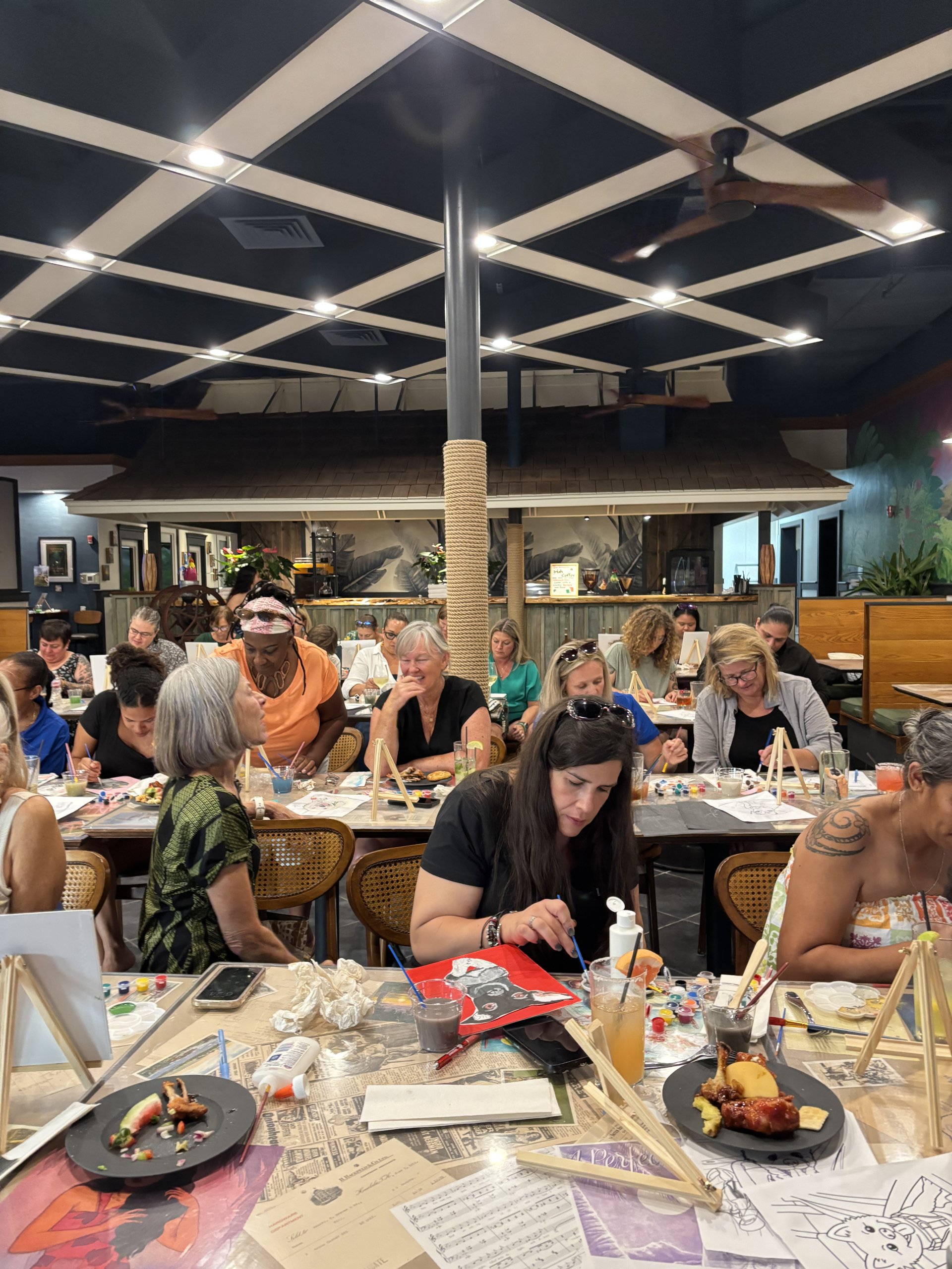 Paint and sip fundraiser for animal shelters