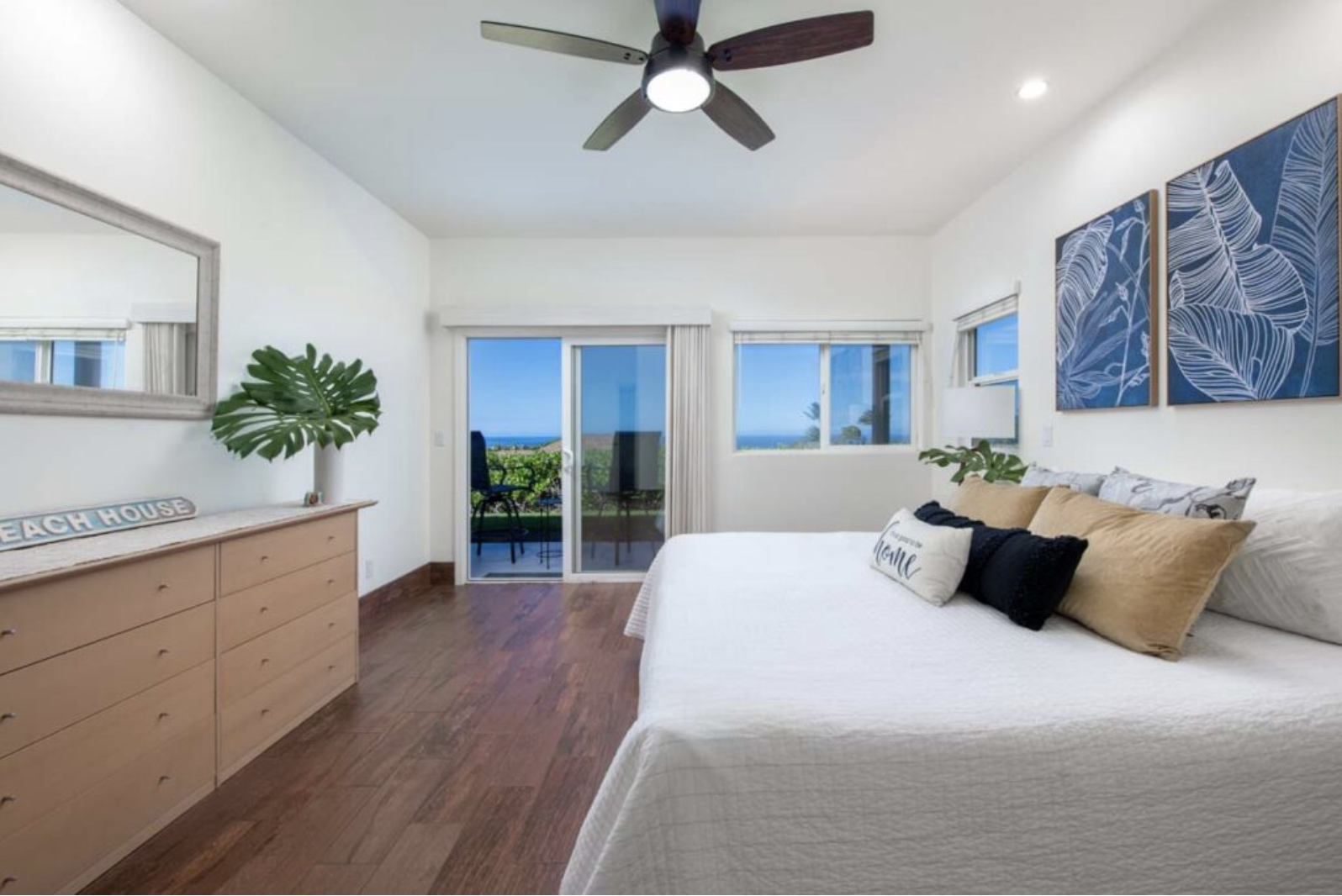 spacious bedroom in big island hawaii home - thinking about moving to hawaii? 
