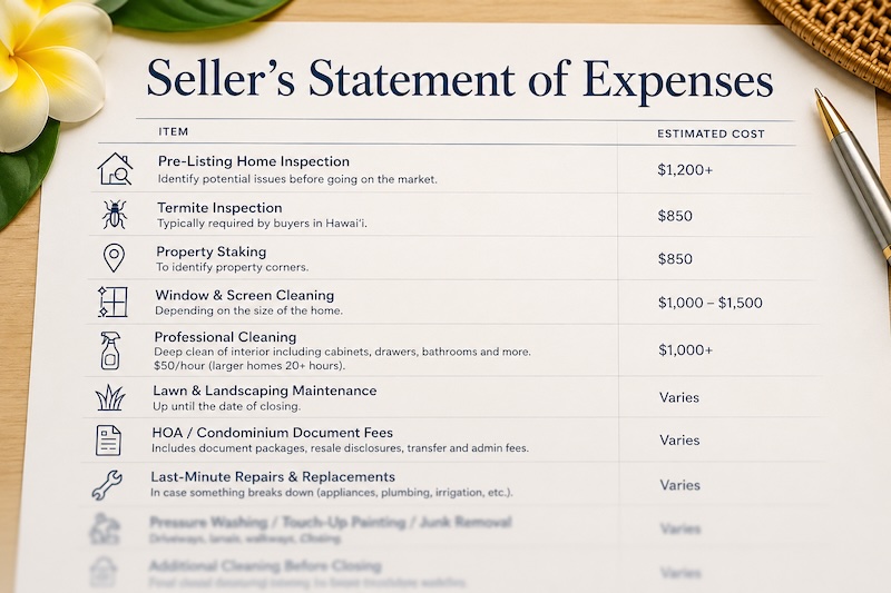 real estate selling expenses