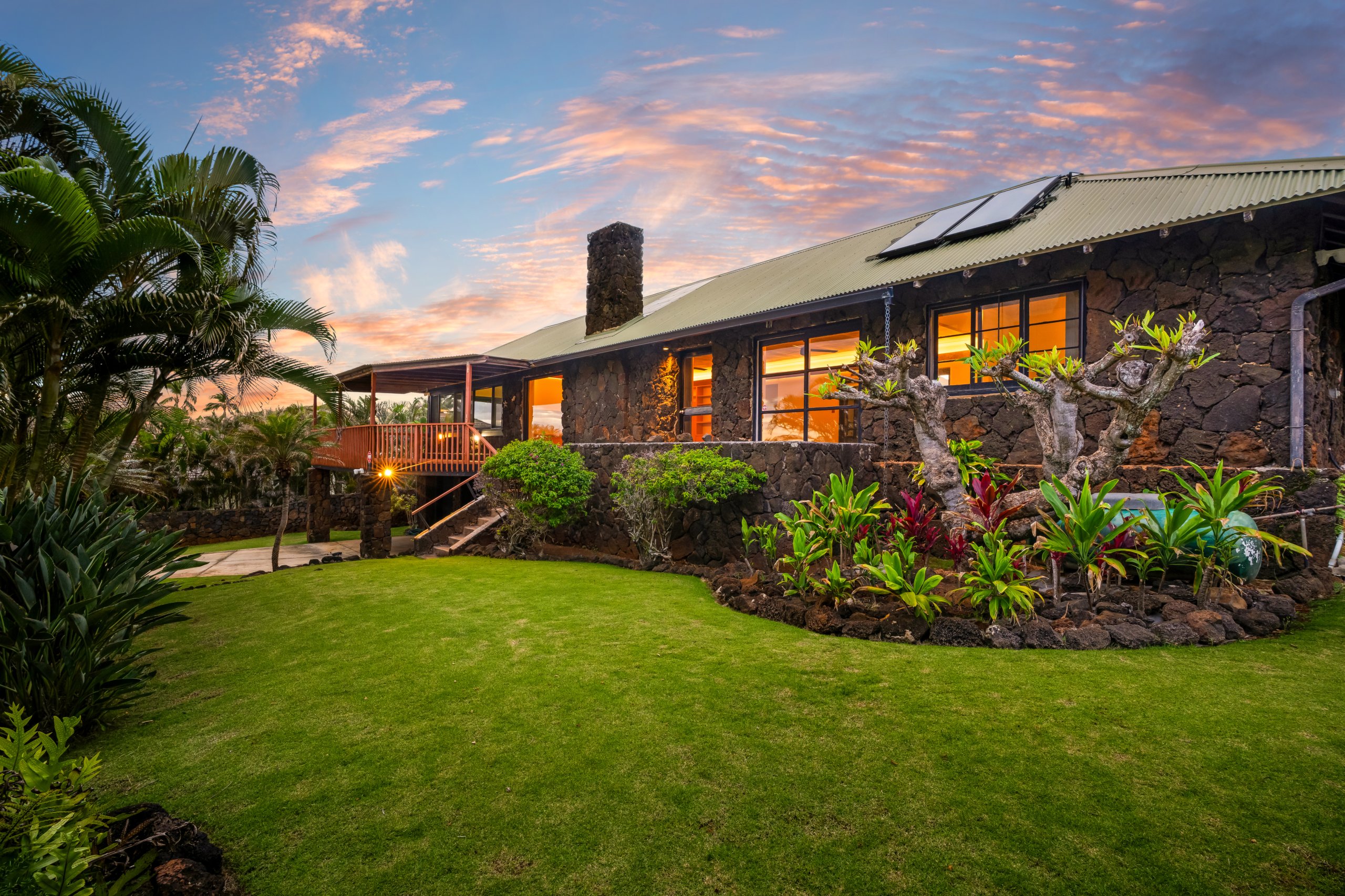 Oceanfront home for sale on the south shore of Kauai