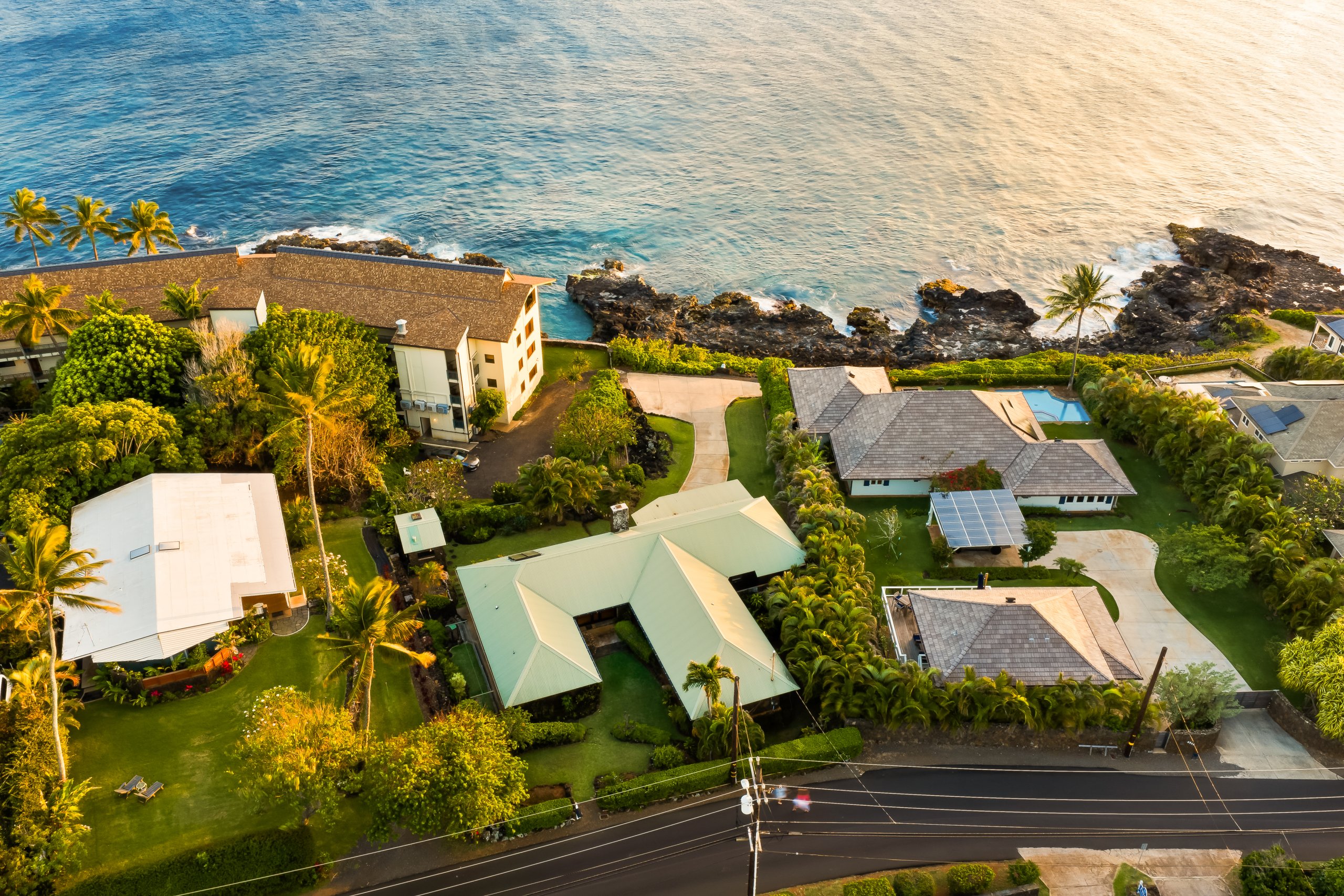 Direct oceanfront home on Pe'e Road in Poipu Kauai