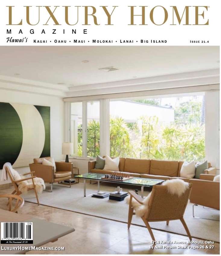 Luxury home magazine cover