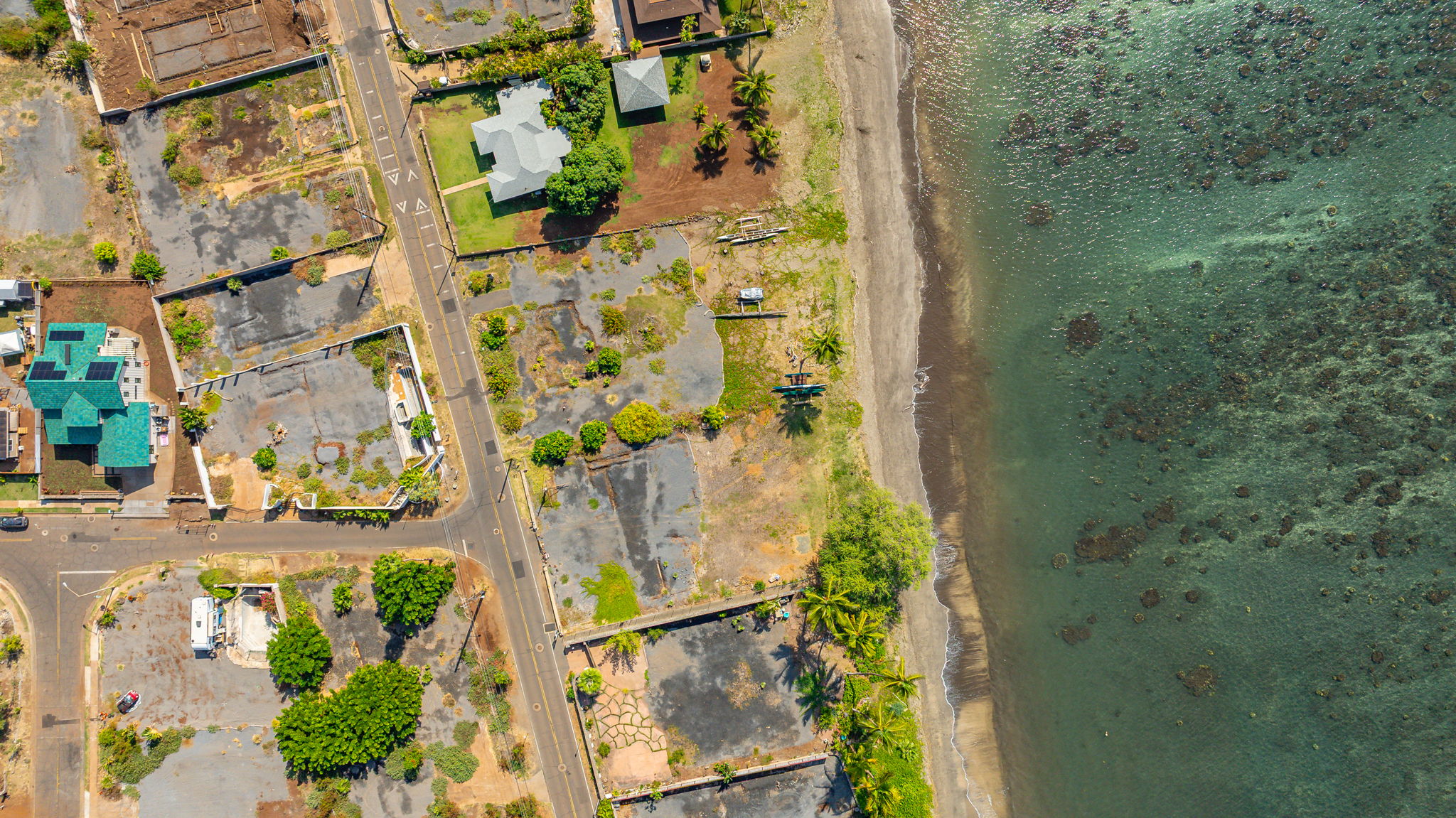 Empty lots in Lahaina