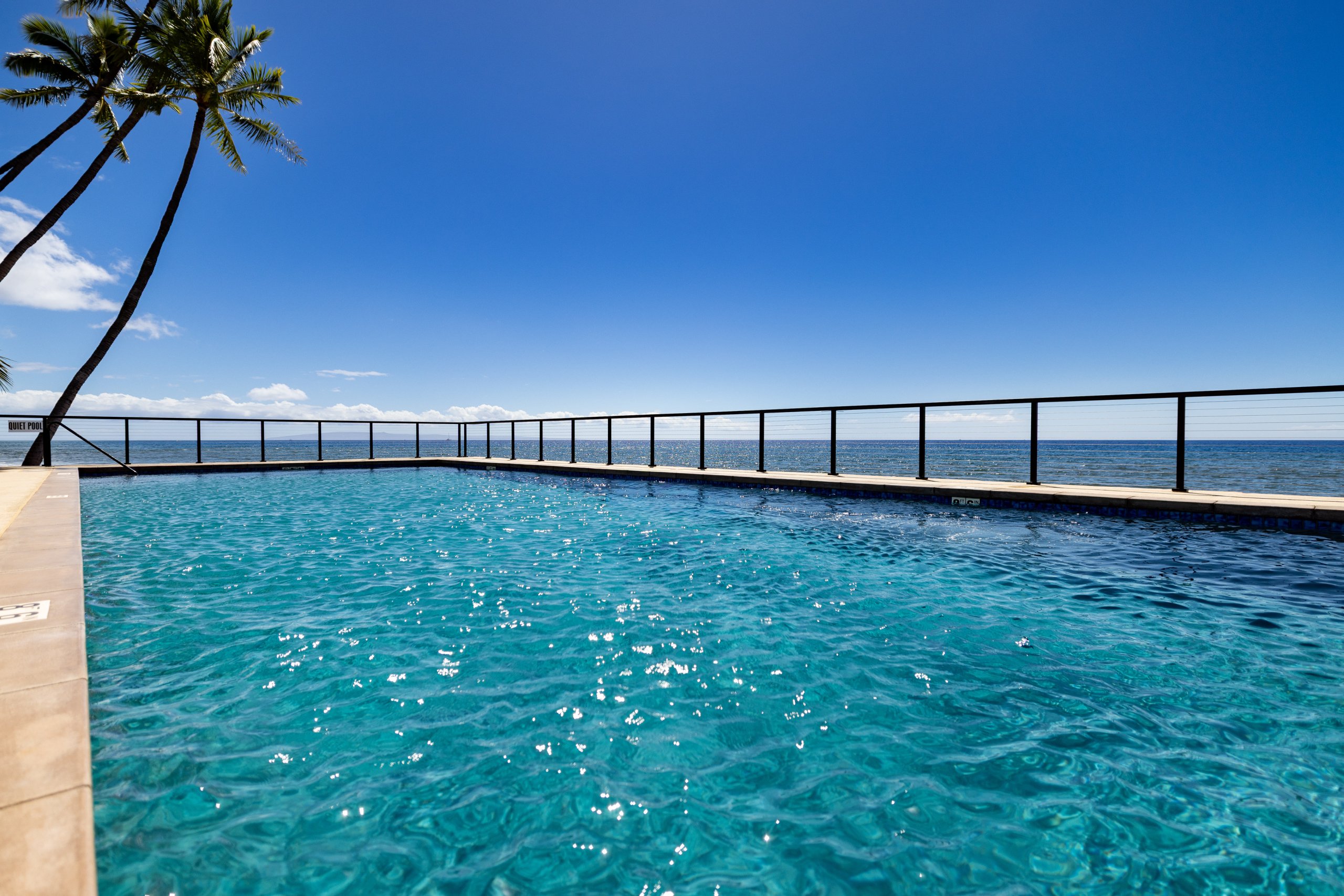 Oceanfront pool at West Maui community of Puamana