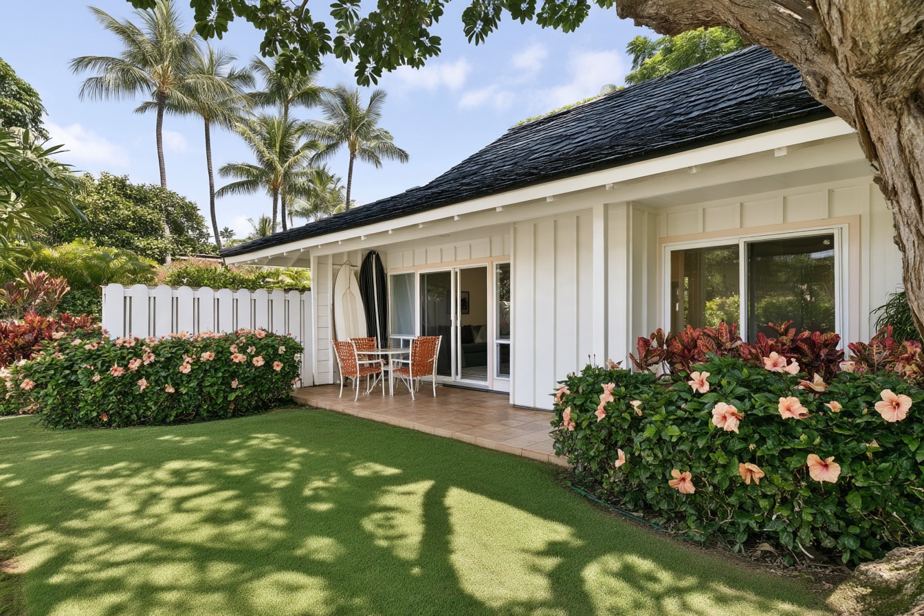 Digital rendering of lanai at puamana 15-1
