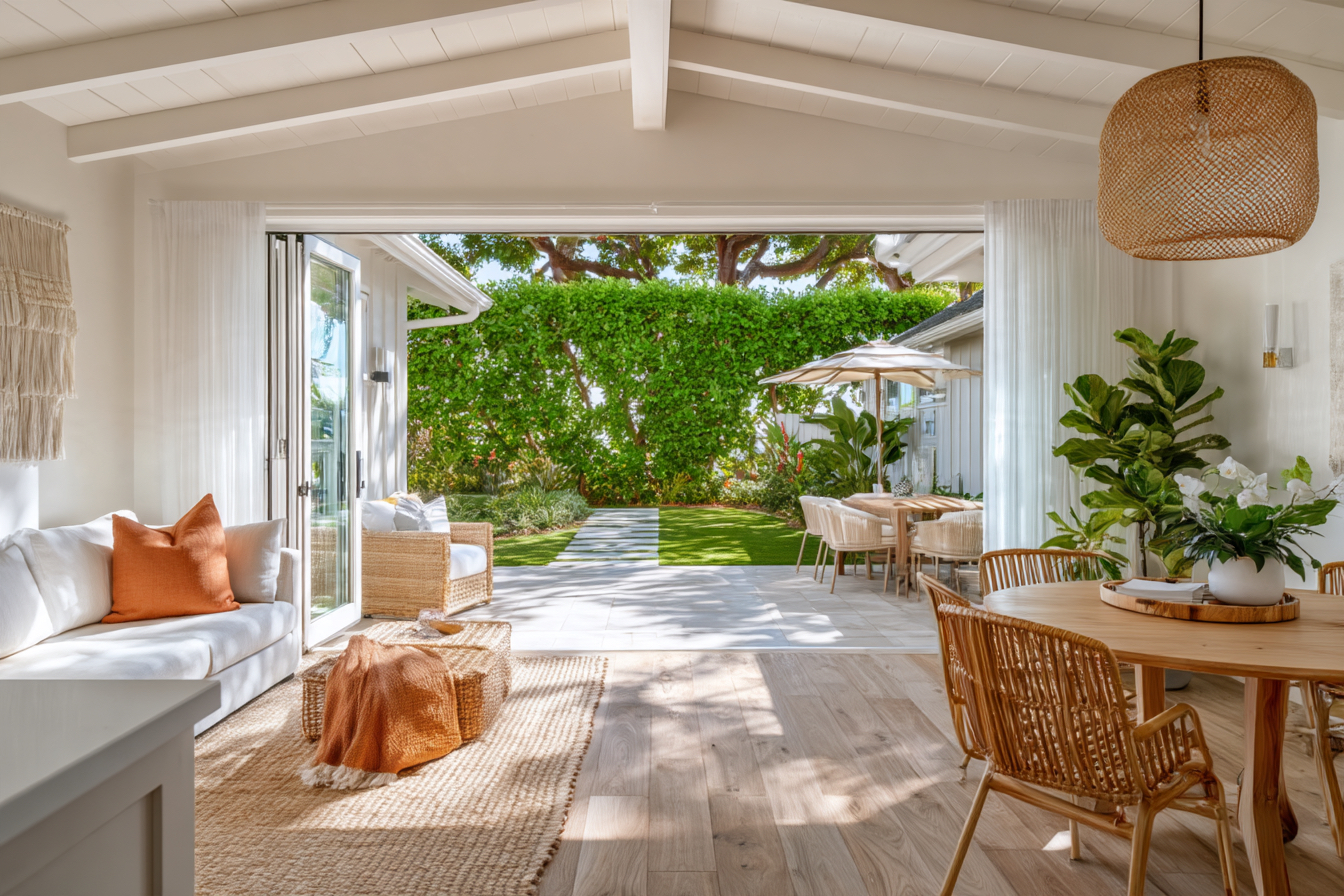 Living area rendering at 15-1