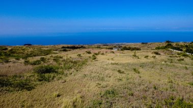 Kohala Ranch lot with ocean view aerial